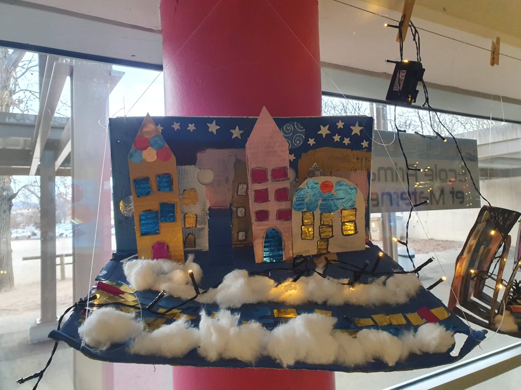 mini ville de noel