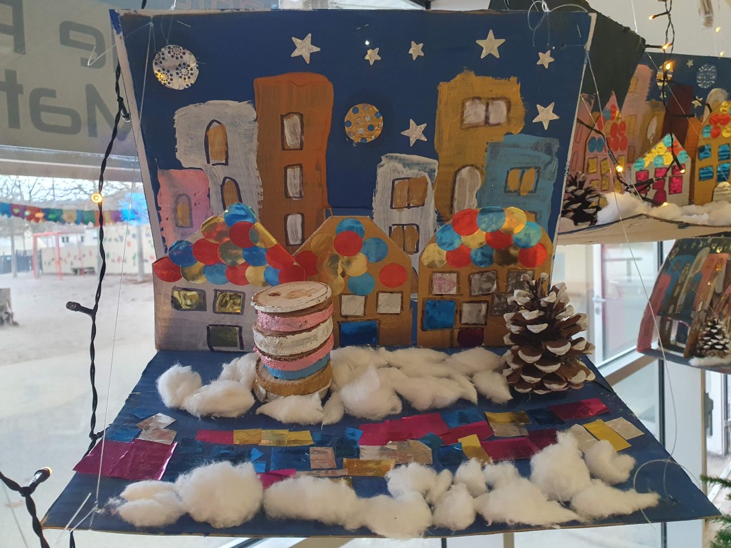 mini ville de noel